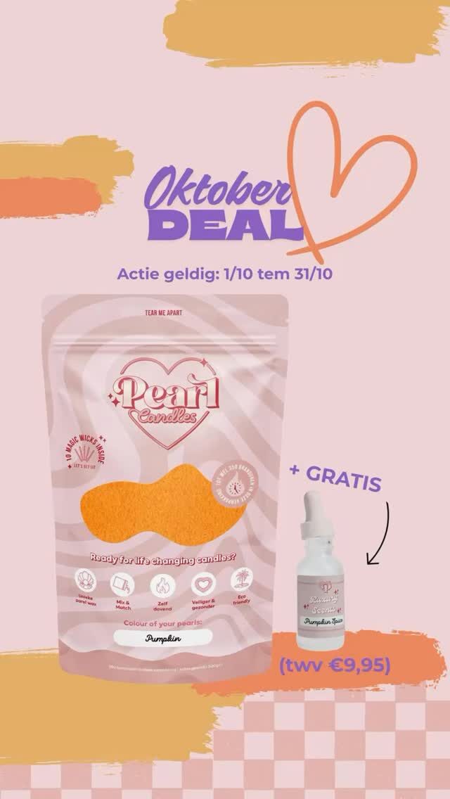 Instagram post from pearlcandles.nl. This post is in position 2.