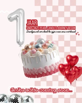 Instagram post from pearlcandles.nl. This post is in position 2.